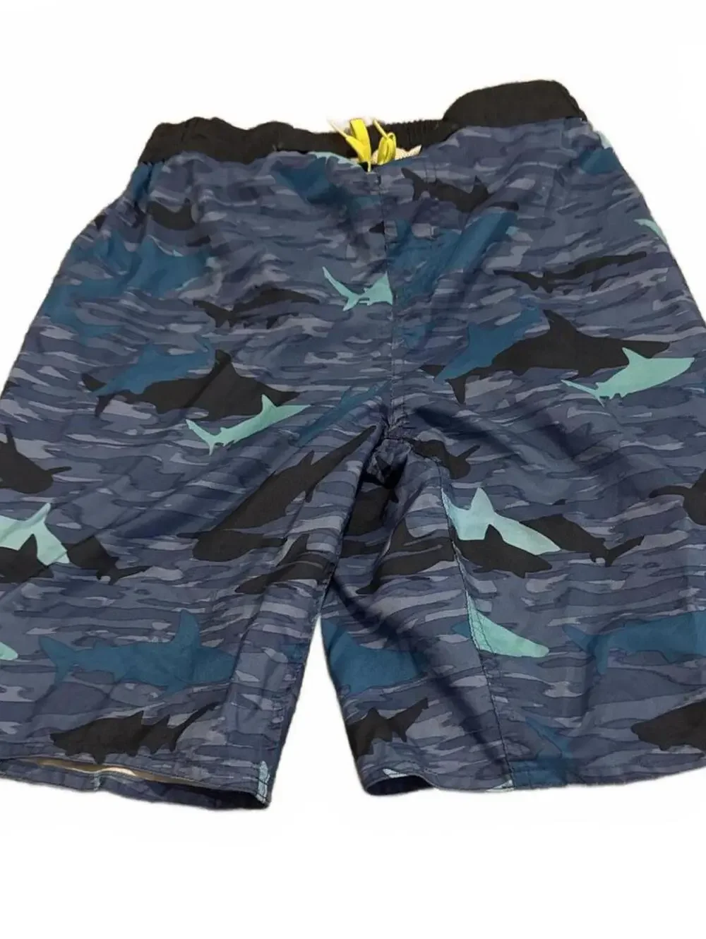 Laguna Boys Swim Trunks Shark Print Large 14/16